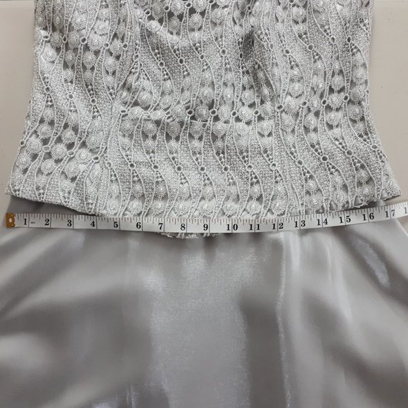 Rebecca Silver Special Occasion Gown - Picture 11 of 16